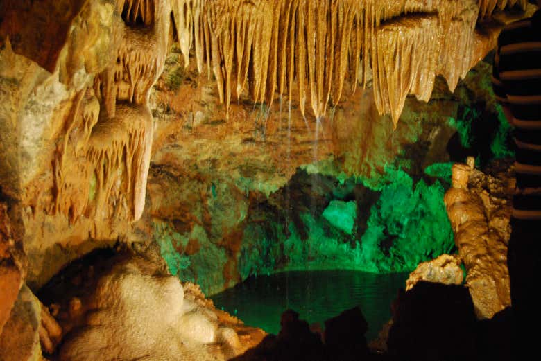 Interno delle grotte Mira de Aire