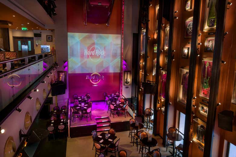 Interni dell'Hard Rock Cafe Lisboa