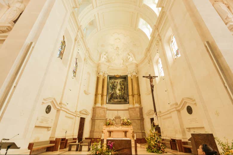 Interior de la Basílica de Nuestra Señora del Rosario 
