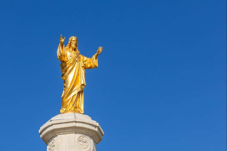 Jesus doré à Fátima
