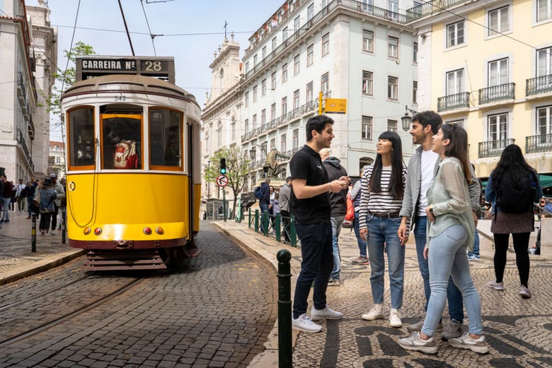 Travel in Lisbon's famous gloria lift!