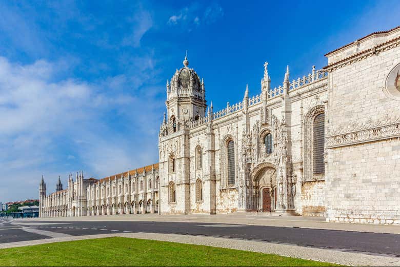 El monasterio de los Jerónimos se encuentra en Belém