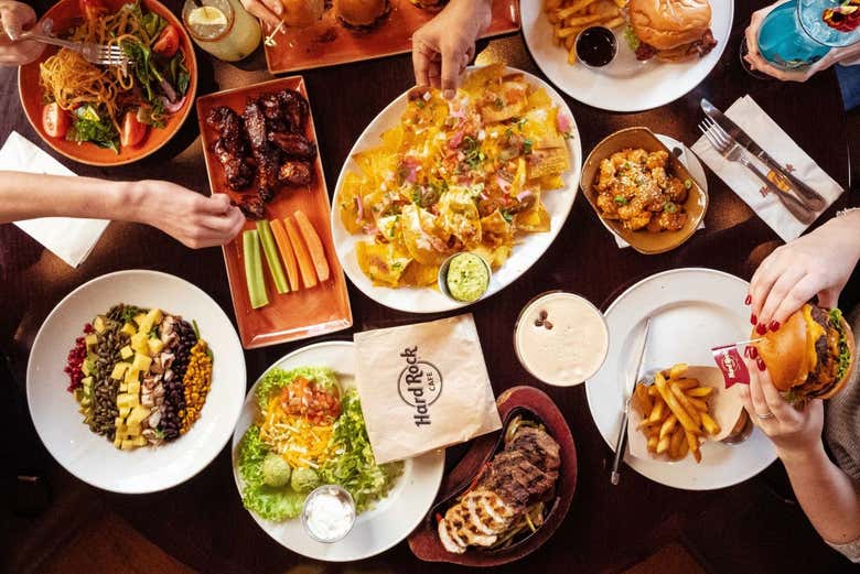 Tavolo dell'Hard Rock Cafe Lisboa