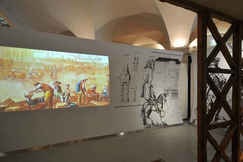 Desfrutando da visita ao Lisboa Story Centre