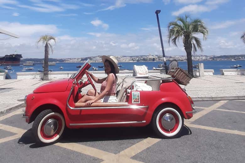 Balade en Fiat 500 le long de la côte