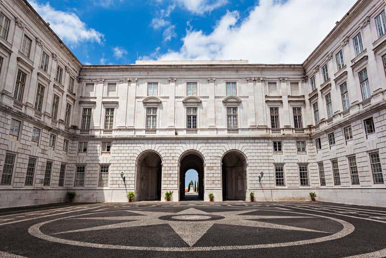 Cour du palais d'Ajuda