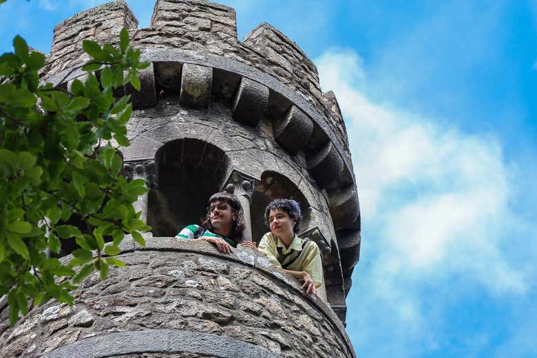 En una de las torres de la Quinta da Regaleira