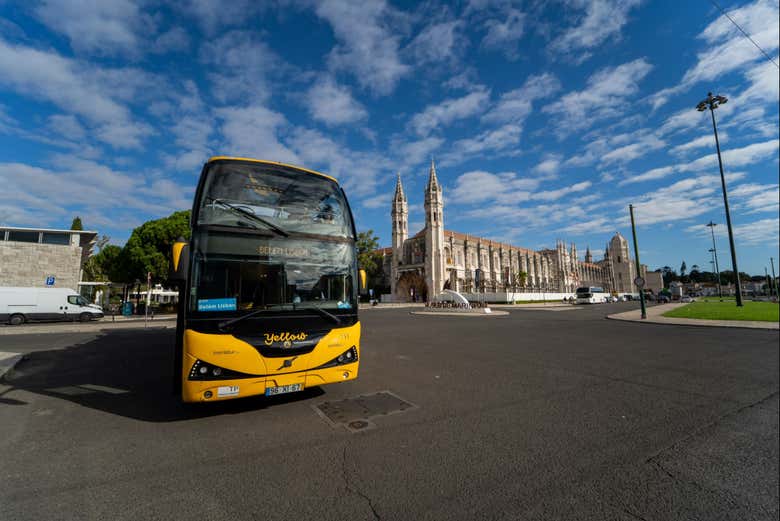 O ônibus turístico de Lisboa