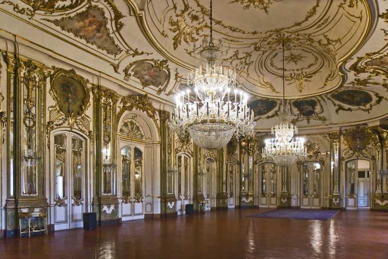 Una delle sale del Palazzo di Queluz