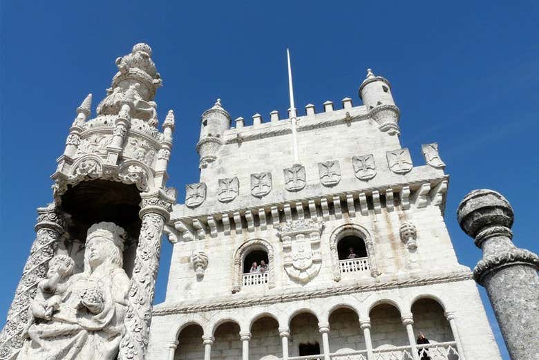 De l'intérieur de la Tour de Belém