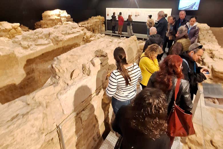 Viendo la evolución de Lisboa en el Áurea Museum