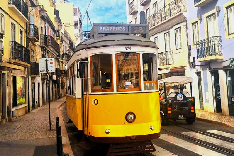 El icónico tranvía de Lisboa