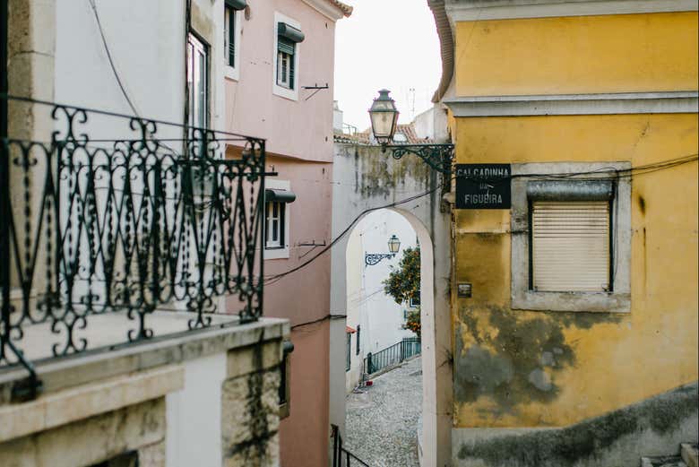 Callejuelas del barrio de Alfama