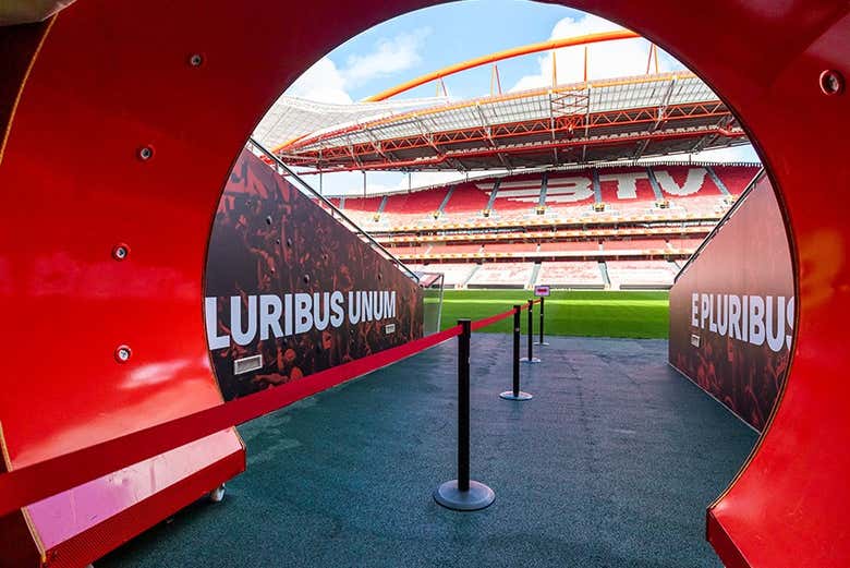 Túnel de acesso ao terreno de jogo