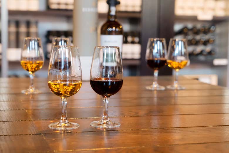 Distintas variedades de Porto