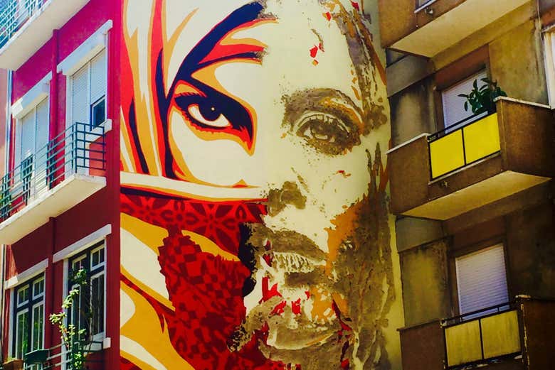 Découvrez les œuvres de street art du quartier