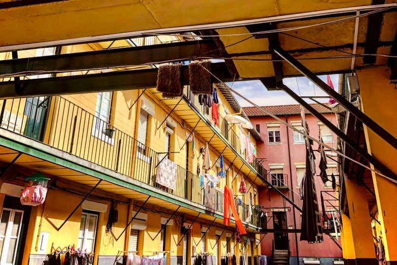 Patio dans le quartier de Graça