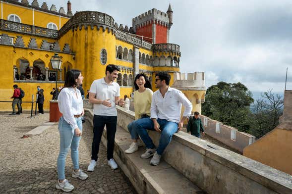 Excursion à Sintra, Palais de Pena et Cascais avec retour en bateau