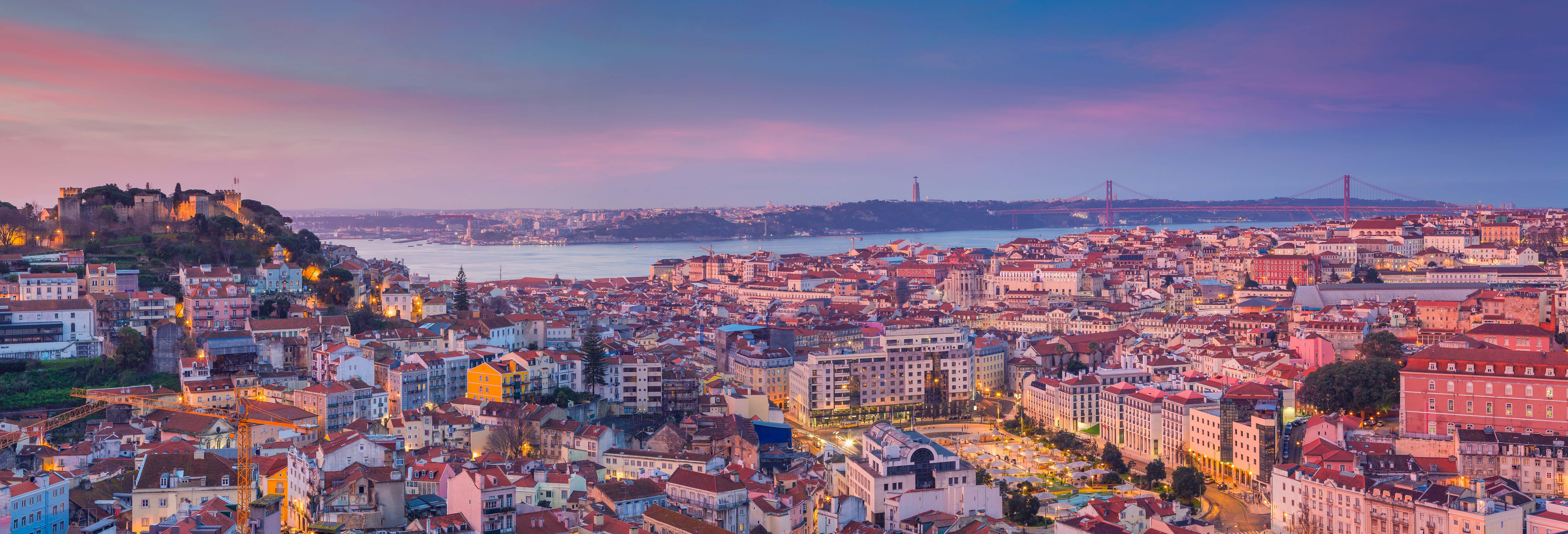 Sightseeing bus in Lisbon
