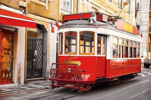 Bonde turístico de Lisboa + Elevador de Santa Justa