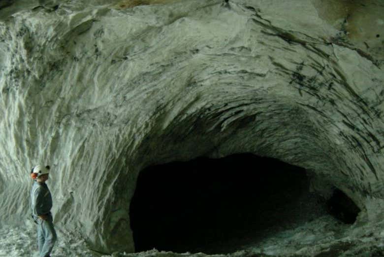 Intérieur de la mine de sel