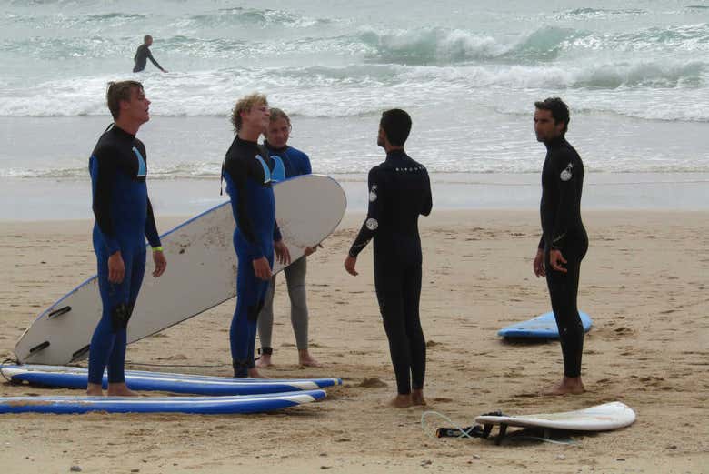 Explicações antes de surfar