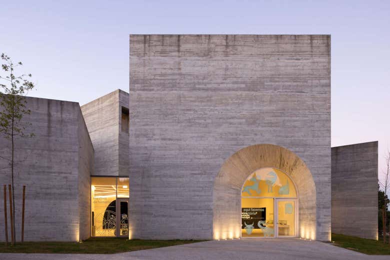 Entrance to the Lousada Interpretation Centre of the Romanesque