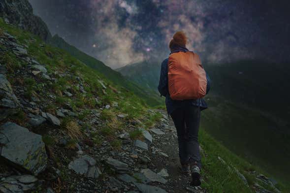 Trekking notturno sul Monte Pico