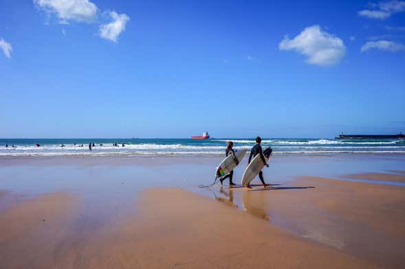 Curso de surf en Matosinhos