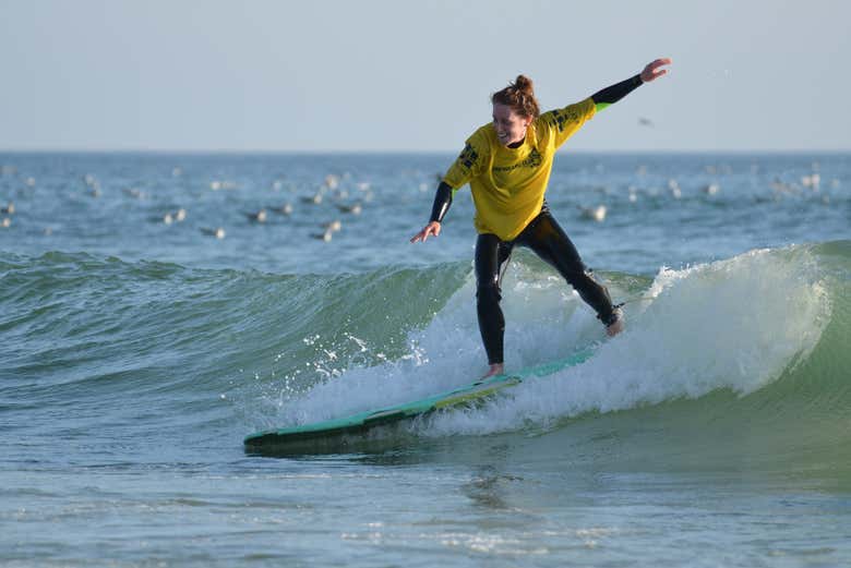 Surcando el Atlántico en la tabla de surf 
