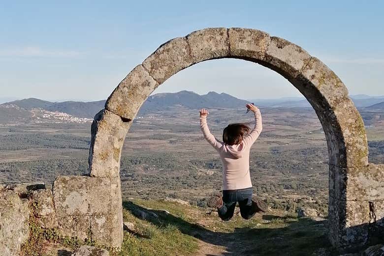 Arco de piedra en Monsanto