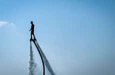 Flyboarding in Nazare