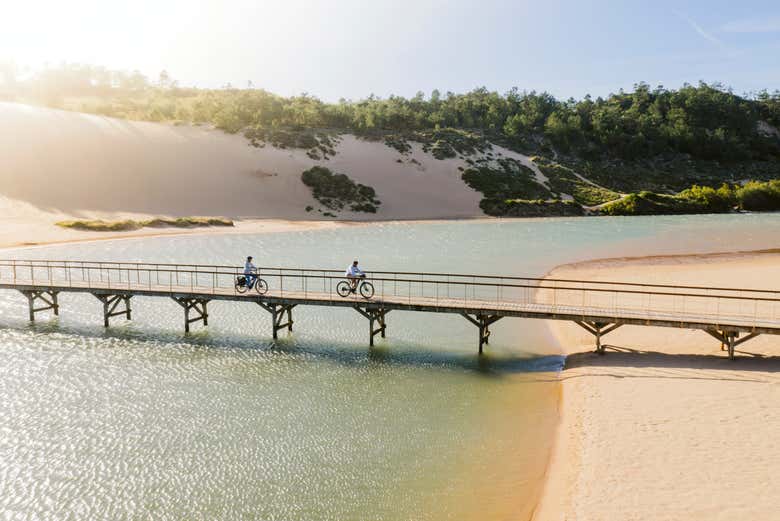 Desfrutando das paisagens de São Martinho do Porto