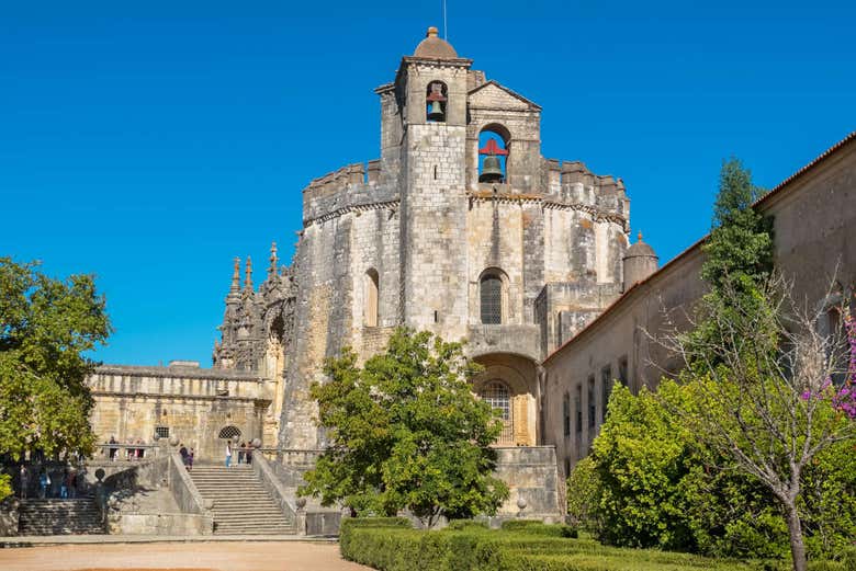 Exterior do Convento de Cristo en Tomar