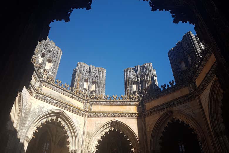 Visitando o mosteiro da Batalha