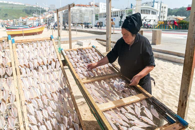 Fish market in Nazaré