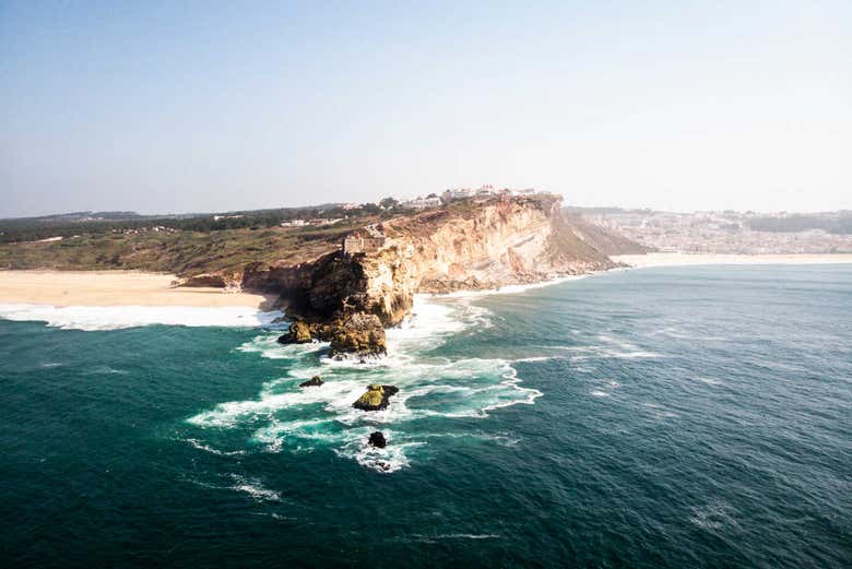 The coast of Nazare in Portugal