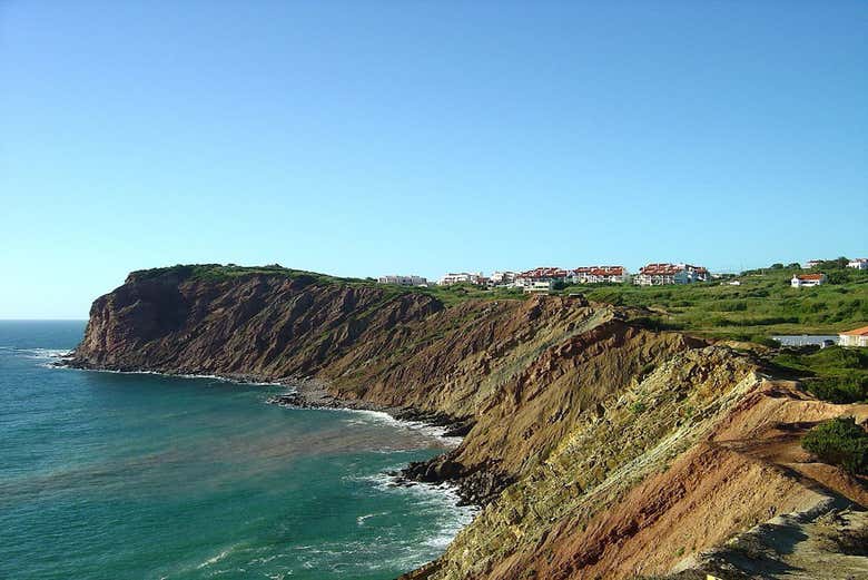 Acantilados en São Martinho do Porto