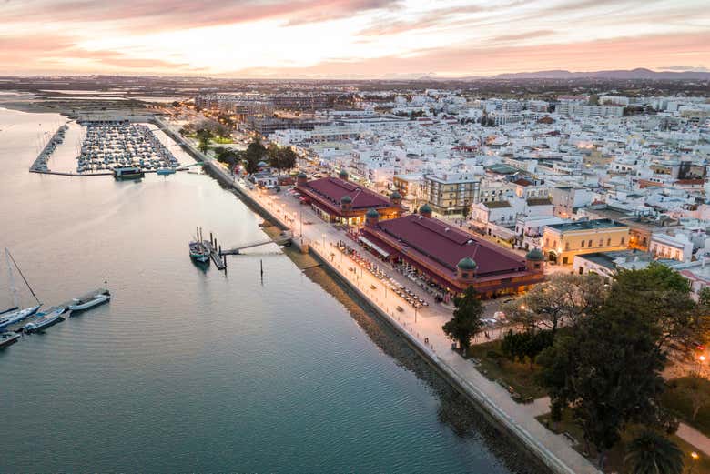 Panoramic view of Olhao