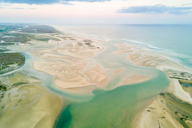 Panoramic view of the estuary