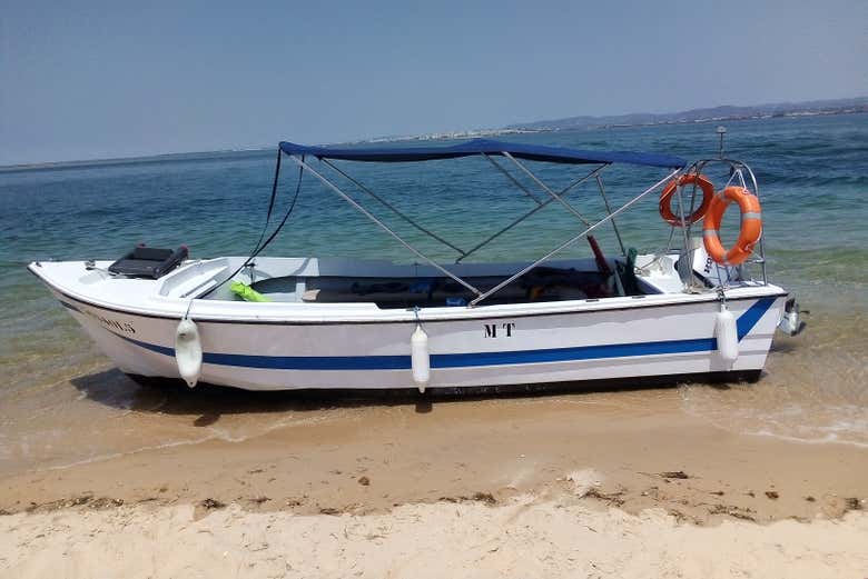 Ready to sail along Ria Formosa