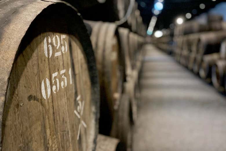 Barriles de las bodegas Fonseca