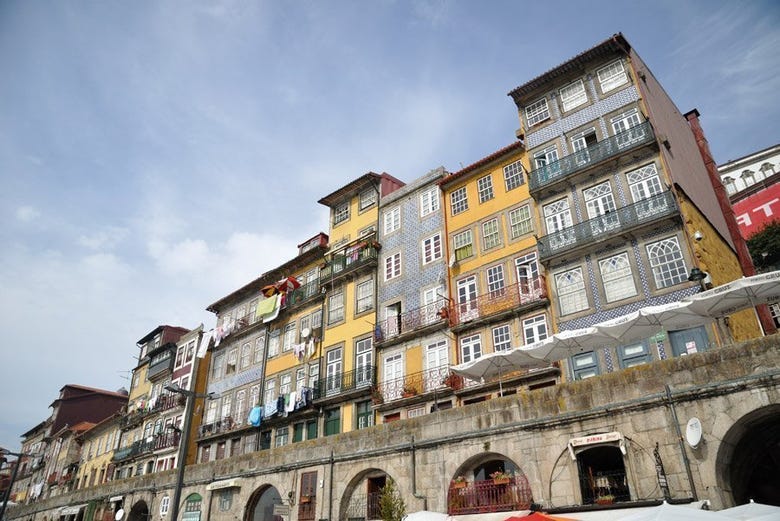Quartier de la Ribeira à Porto