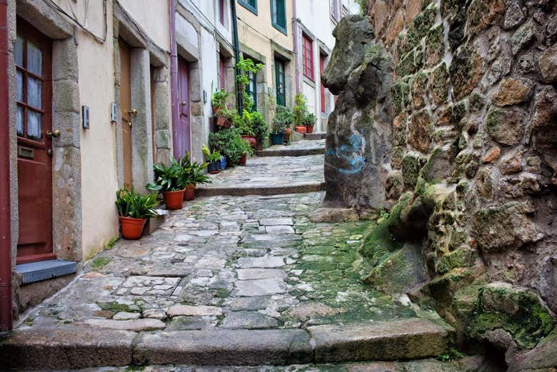 Rua típica da Ribeira