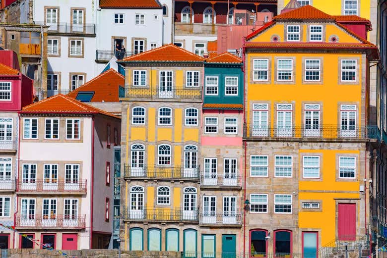 Casas coloridas da Ribeira