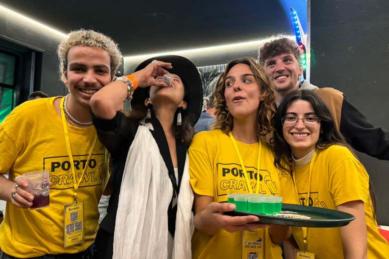 Tomando um shot no Porto!