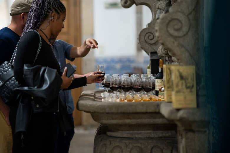Vous pourrez déguster un verre de porto