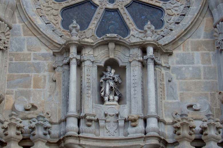 Un détail de la cathédrale de Porto