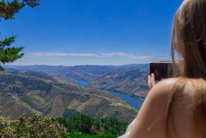 Disfrutando de los paisajes