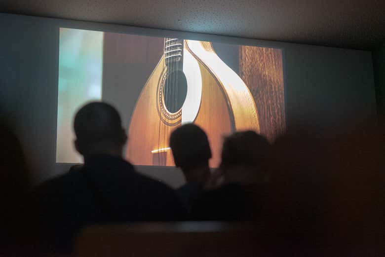 Escenario de la sala de espectáculos Fado Na Baixa